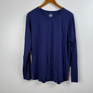 MeUndies Men’s Daily‎ Longsleeve Tee Blue Size Xlarge